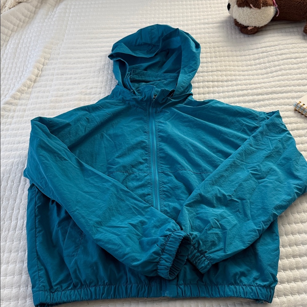 Forever 21 Blue Mesh Jacket